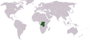 République démocratique du Congo - Carte